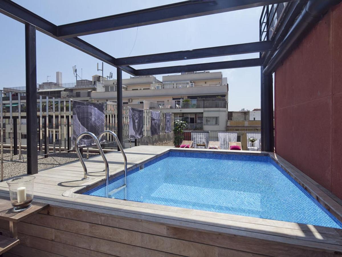 Apartment Barcelona Rentals - Pool Terrace In City Center Exteriör bild